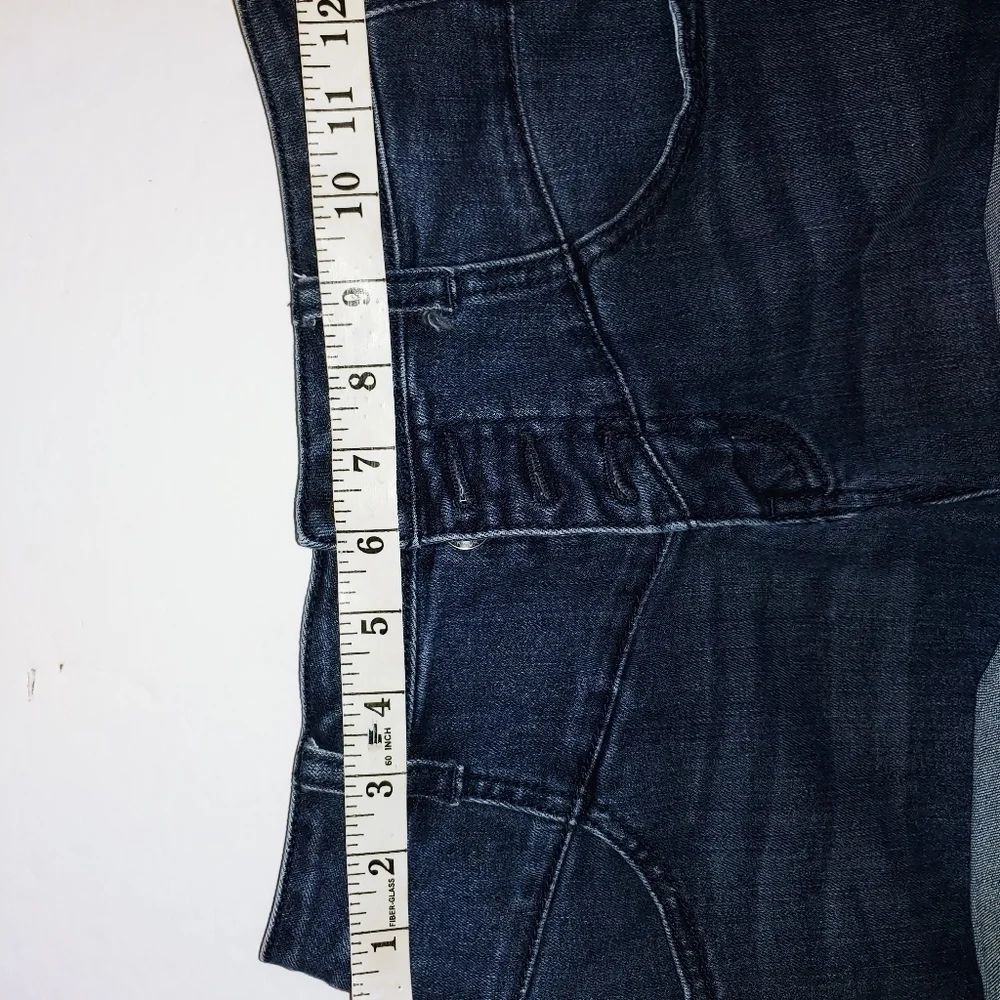 Blackheart Skull Denim Jean Shorts 1